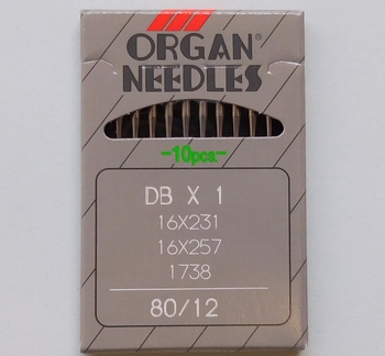 Organ Industrial Sewingmachine needles no 80/1738 16x231 (100 pc